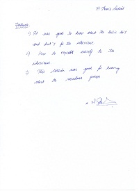 Naren s TESTIMONIAL Photocopy